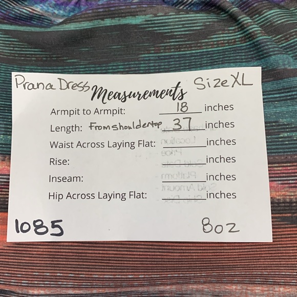 PrAna Cantine Athletic Dress Granite Bonita Size XL - Picture 9 of 9